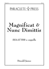 Magnificat and Nunc Dimittis SSAATTBB choral sheet music cover